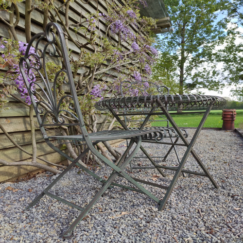 Set of table and two chairs